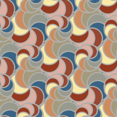 soyut geometrik renk desenli vektör çizimi