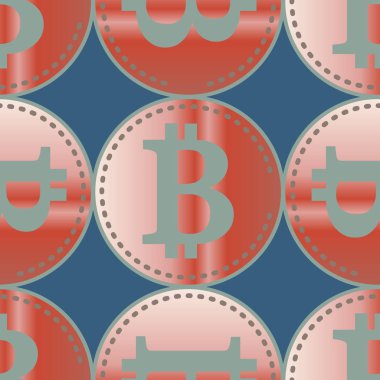 bitcoins parlak parlak pahalı sikkeleri ile Seamless modeli 