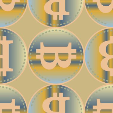 bitcoins parlak parlak pahalı sikkeleri ile Seamless modeli 