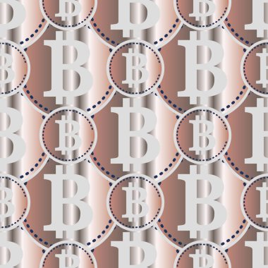 bitcoins parlak parlak pahalı sikkeleri ile Seamless modeli 