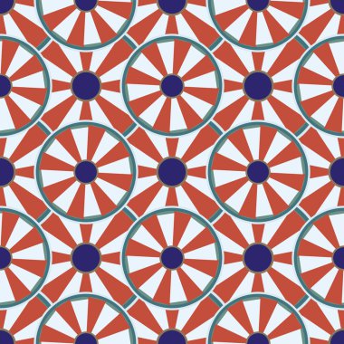 soyut geometrik renk desenli vektör çizimi