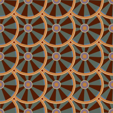 soyut geometrik renk desenli vektör çizimi