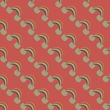 Gökkuşağı seamless modeli. Gökkuşağı Dizayn Tekstil, iç tasarım, keten, vb için. Şirin soyut çocuklar arka plan.