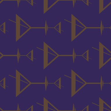 Tropik kokteyller renkli seamless modeli