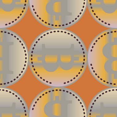 bitcoins parlak parlak pahalı sikkeleri ile Seamless modeli 