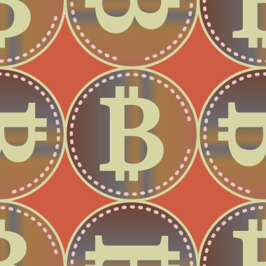 bitcoins parlak parlak pahalı sikkeleri ile Seamless modeli 