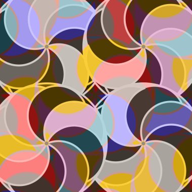 soyut geometrik renk desenli vektör çizimi