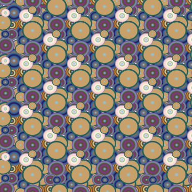 Daireler, arka plan ile soyut geometrik seamless modeli