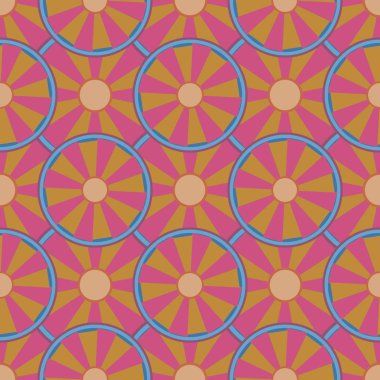 soyut geometrik renk desenli vektör çizimi