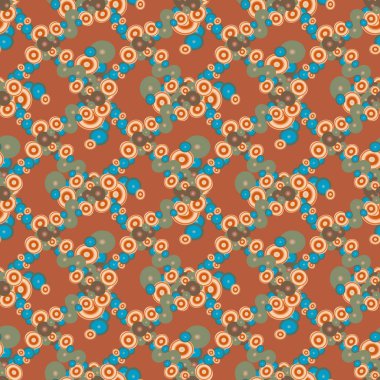 Soyut geometrik renkli seamless modeli daireler, arka plan ile