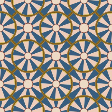 soyut geometrik renk desenli vektör çizimi