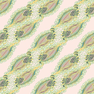 Soyut Dikişsiz renkli desen, vektör çizim