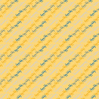 Arapça metin mutlu tatil çok renkli seamless modeli.