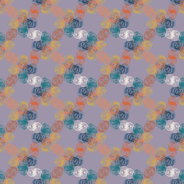 Soyut geometrik renkli seamless modeli, arka plan