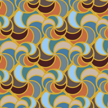 soyut geometrik renk desenli vektör çizimi