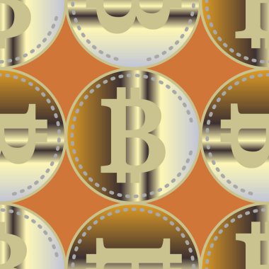 bitcoins parlak parlak pahalı sikkeleri ile Seamless modeli 