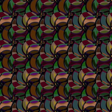 soyut geometrik renk desenli vektör çizimi