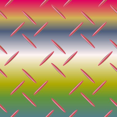 Metal ızgara Dikişsiz desen vektör çizim.