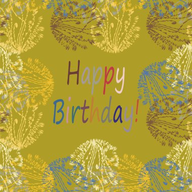 Soyut zentangle sanat oyma kart tasarımı doodle ile parlak renklerde ilham.