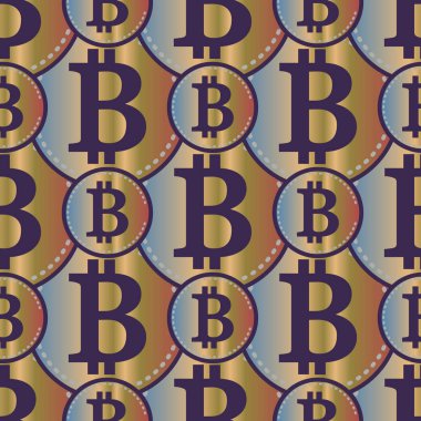 bitcoins parlak parlak pahalı sikkeleri ile Seamless modeli 
