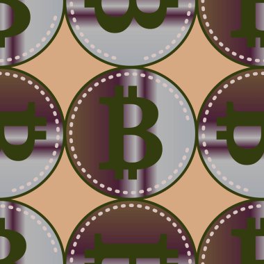 bitcoins parlak parlak pahalı sikkeleri ile Seamless modeli 