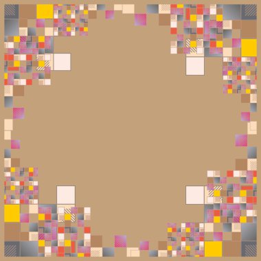 soyut geometrik renksiz desen