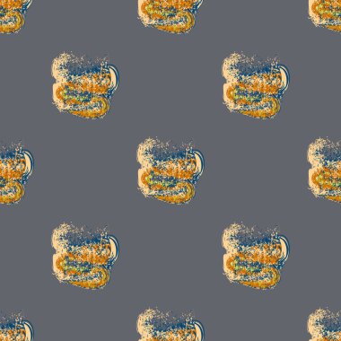 Bulutlar Dikişsiz desen şeklinde suluboya soyut leke.