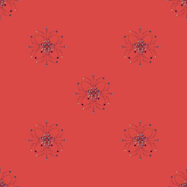 Vintage seamless modeli, vektör çizim 