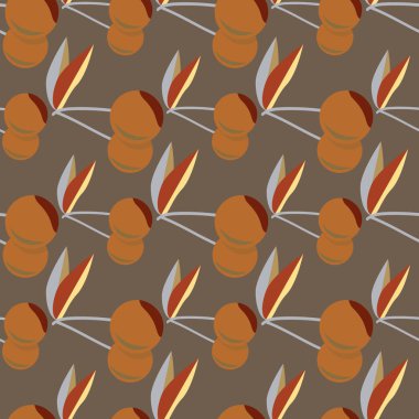 kiraz seamless modeli. Tekstil Ambalaj ve duvar kağıtları için iyi.