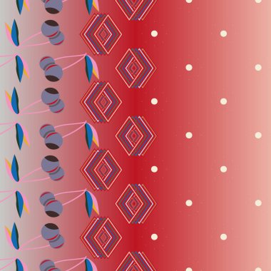 kiraz seamless modeli. Tekstil Ambalaj ve duvar kağıtları için iyi.