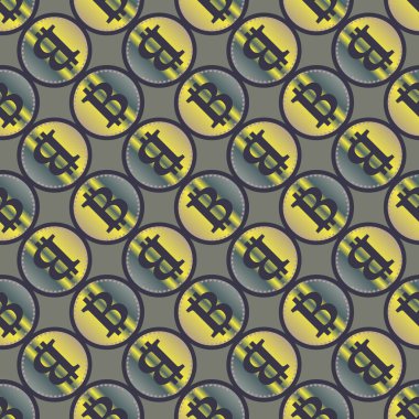 bitcoins parlak parlak pahalı sikkeleri ile Seamless modeli 