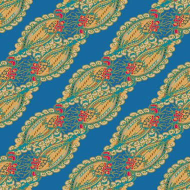 Soyut Dikişsiz renkli desen, vektör çizim