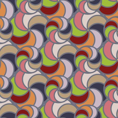 soyut geometrik renk desenli vektör çizimi