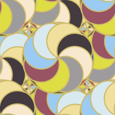 soyut geometrik renk desenli vektör çizimi