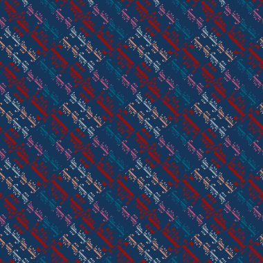 Arapça metin mutlu tatil çok renkli seamless modeli.