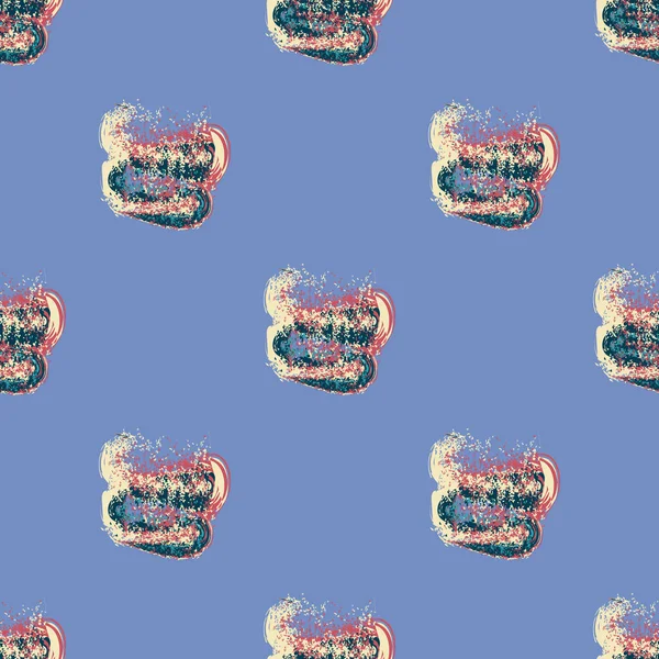 Bulutlar Dikişsiz desen şeklinde suluboya soyut leke.