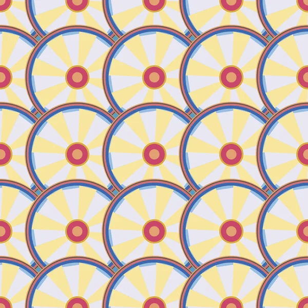 soyut geometrik renk desenli vektör çizimi