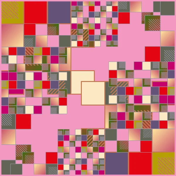 Padrão Sem Emenda Colorido Geométrico Abstrato —  Vetores de Stock