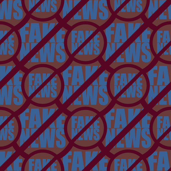 Концептуальный бесшовный шаблон с логотипом фейковых новостей. Глобальные проблемы человечества
.