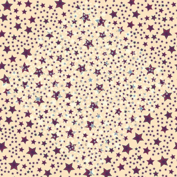 Patrón Colorido Geométrico Abstracto Con Estrellas Para Fondo — Vector de stock