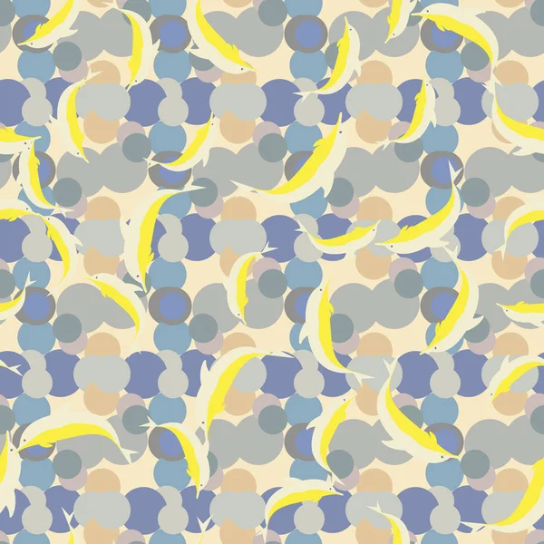 Yunuslar su altında çizim arka planı için bir sürü ile sorunsuz doku