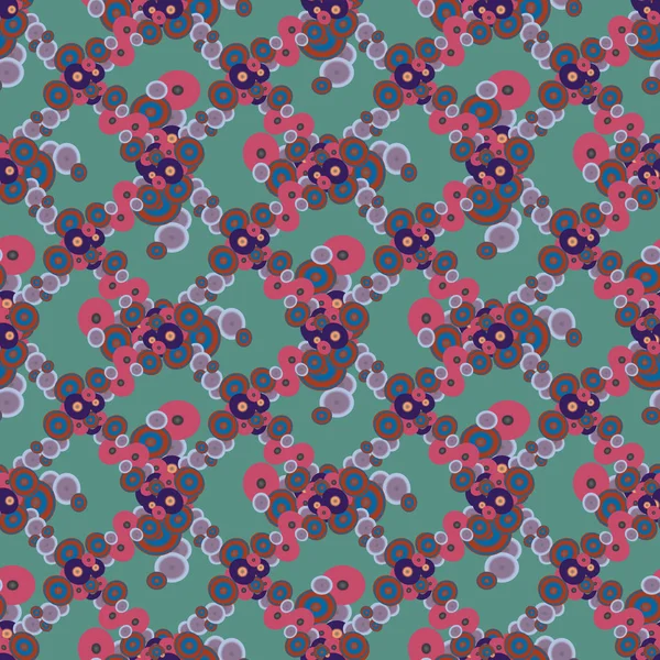 Soyut geometrik renkli seamless modeli daireler, arka plan ile