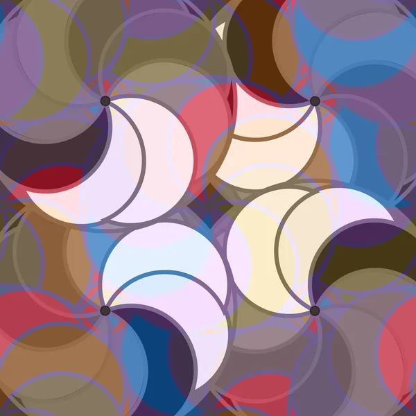 抽象的な幾何学的なカラフルなパターンベクトル図 — ストックベクタ