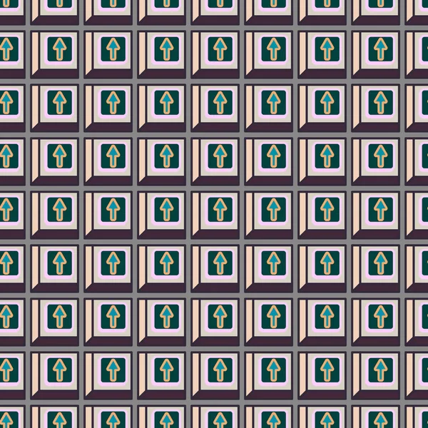 Ok düğmeleri ile Dikişsiz soyut desen