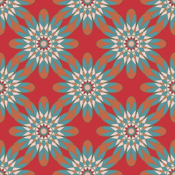  soyut çiçek geometrik Dikişsiz desen arka planı için