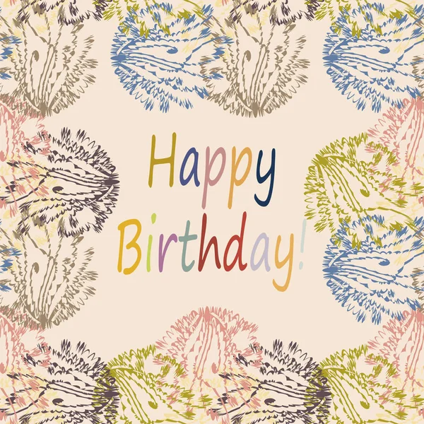 Soyut zentangle sanat oyma kart tasarımı doodle ile parlak renklerde ilham.