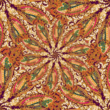 Soyut Dikişsiz renkli desen, vektör çizim