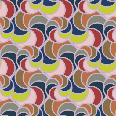 soyut geometrik renk desenli vektör çizimi