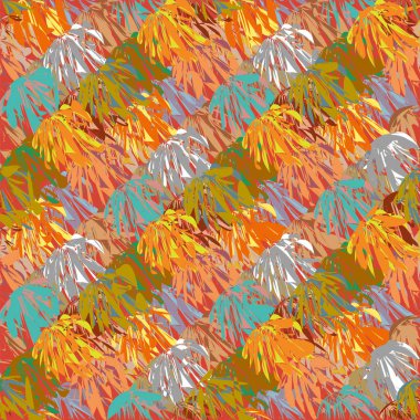 Soyut geometrik renkli seamless modeli, arka plan