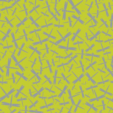 Dekoratif renkli seamless modeli ile şirin yusufçuk